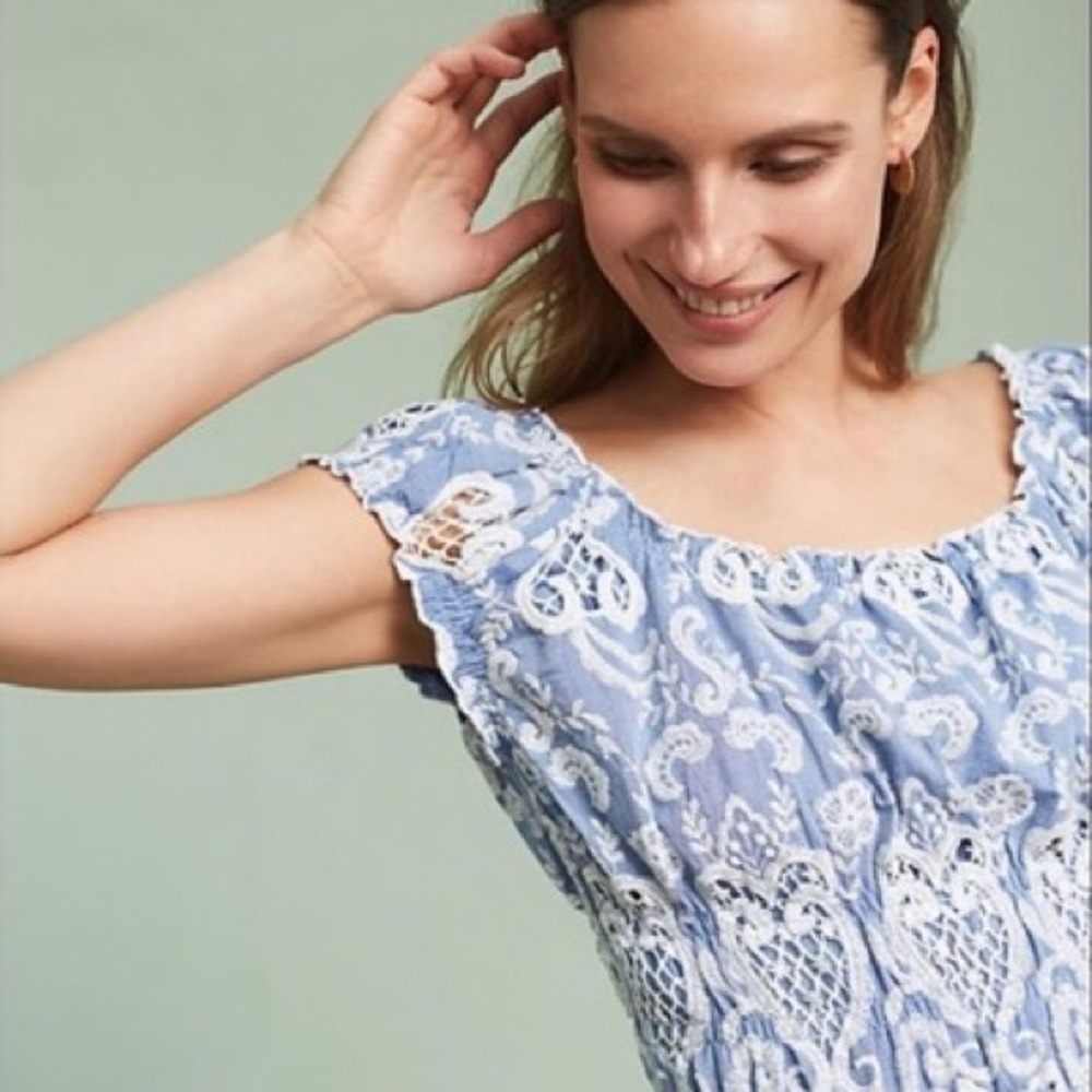 Anthropologie Mira Off-The-Shoulder Dress
